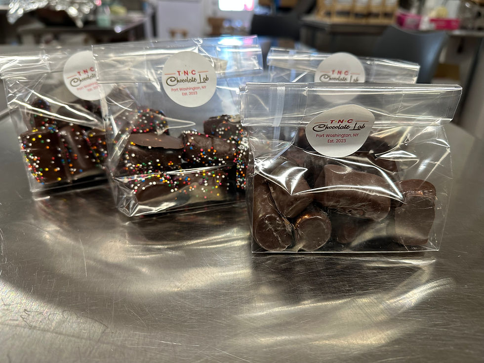 chocolate covered marshmellows