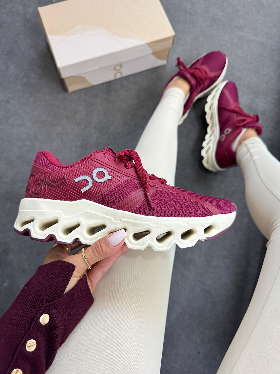 Miniatura: Tenis on cloud bordo 