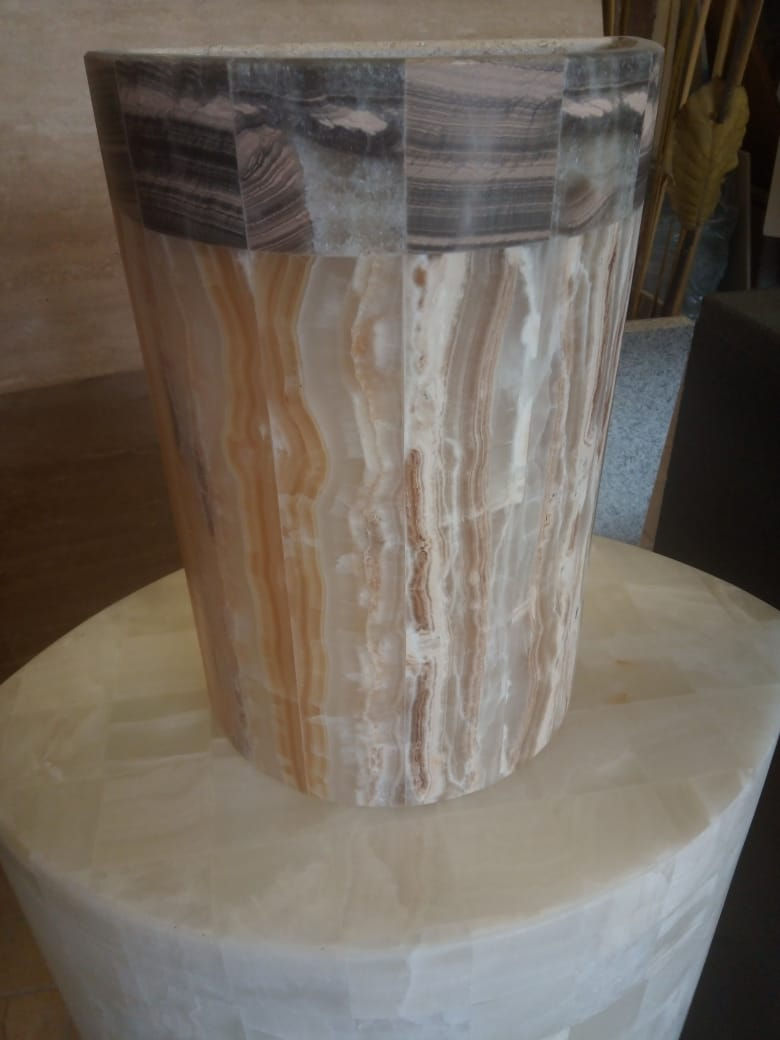 Miniatura: Lámpara de Pared Arbotante Media Caña (20x30 cm)