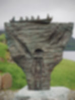 Elduvík 的人魚與漁夫雕像