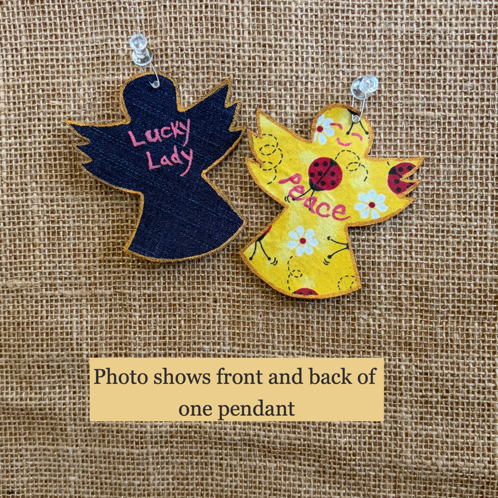Lucky Lady Peace Pendant