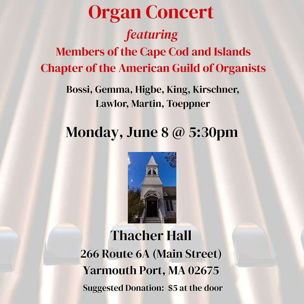 Organ Concert with Members of the AGO
