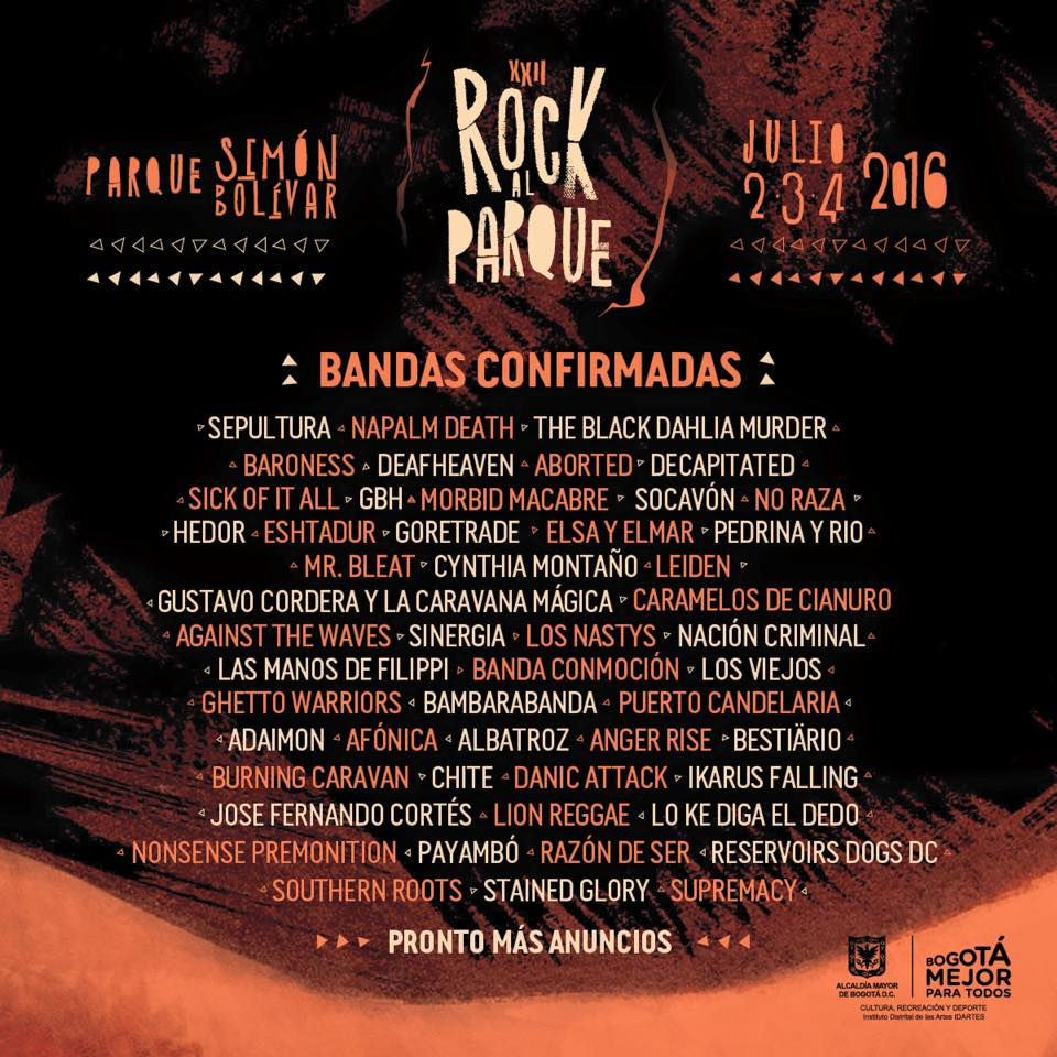 Rock al parque 2016