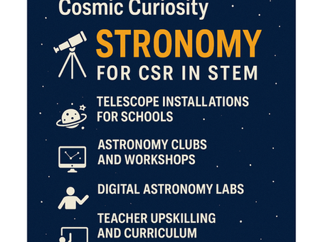 CSR Meets Cosmos: How Corporates Can Sponsor School Astronomy