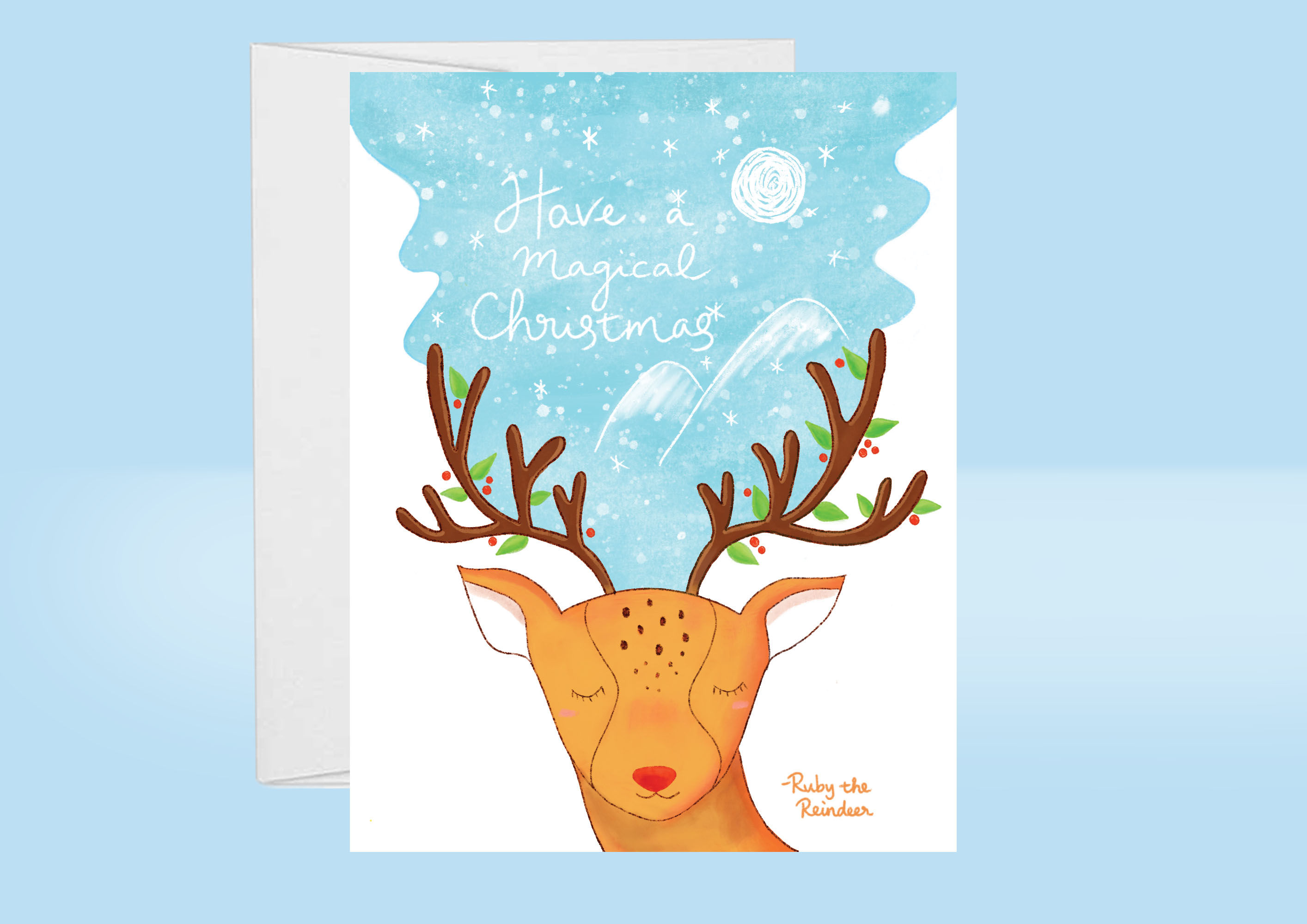 Have a Magical Christmas - Ruby the Reindeer