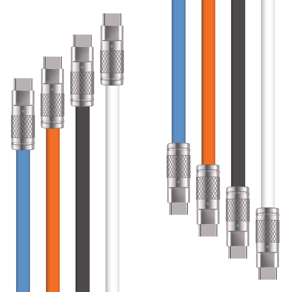 6ft / 2M USB-C to USB-C Cable - Fast 120W Charging, Durable Liquid Silicone