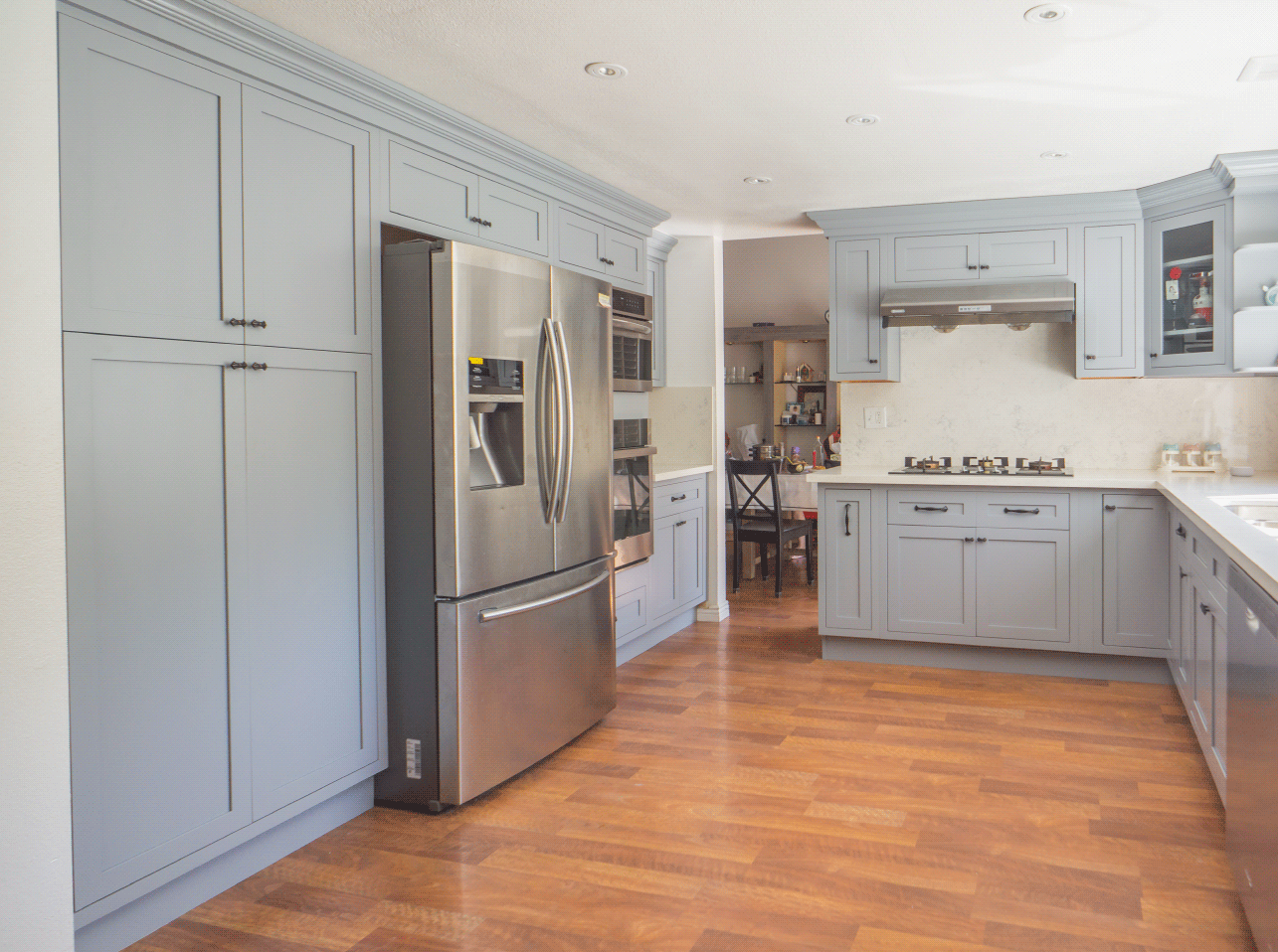 Light Grey Shaker Inset RTA Cabinets