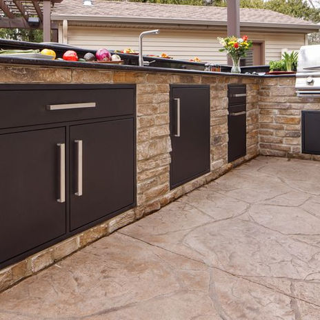 endurance hardscape black outdoor cabinet