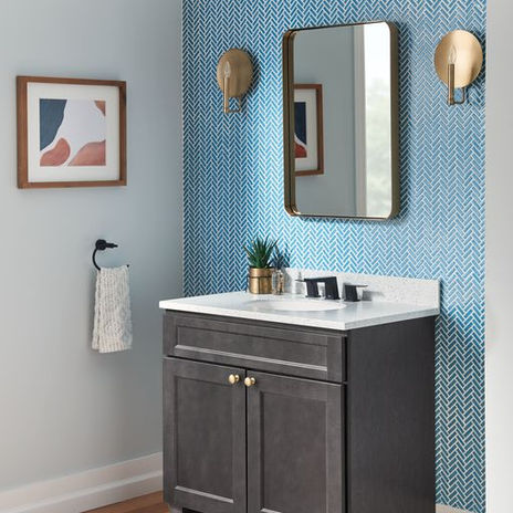 york grey stain ada cabinets