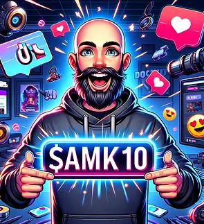 DALL·E 2025-04-22 09.48.42 - A digital illustration of a TikTok gaming content creator wit