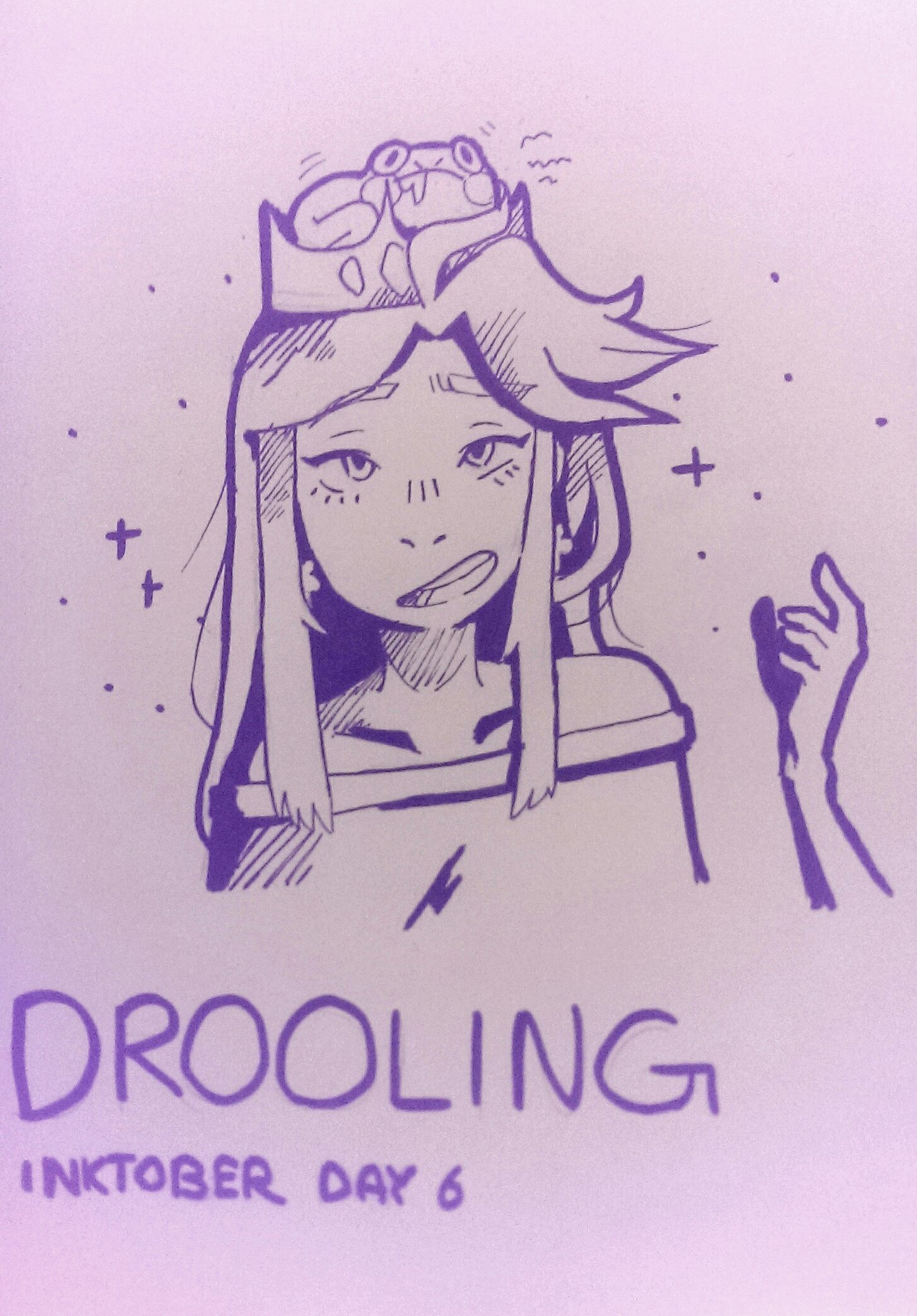 Flannou Takou inktober drooling