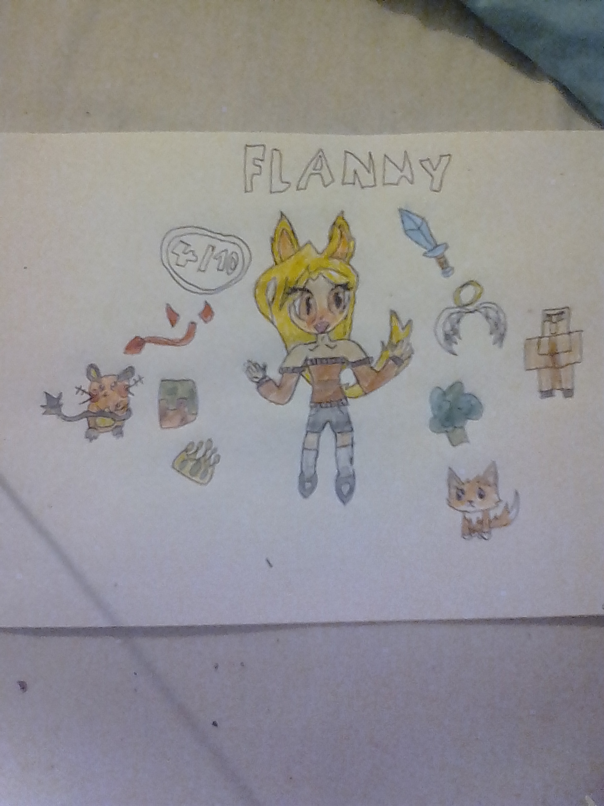 Flanny péon dedenne