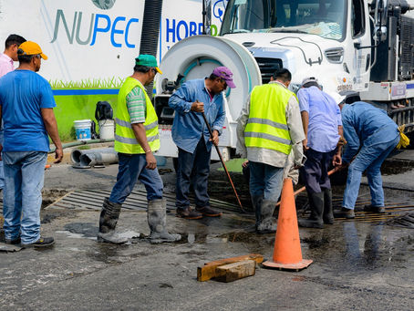 SE HAN DESOLVADO 2 KILÓMETROS DE DRENES PLUVIALES