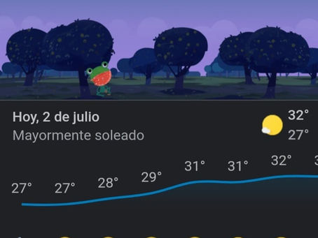 ASÍ EL ESTADO DEL TIEMPO