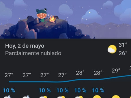 ASÍ EL ESTADO DEL TIEMPO