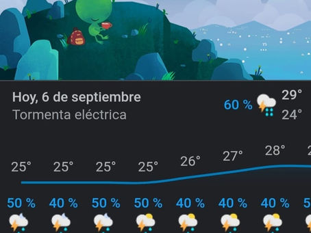 ASÍ EL ESTADO DEL TIEMPO