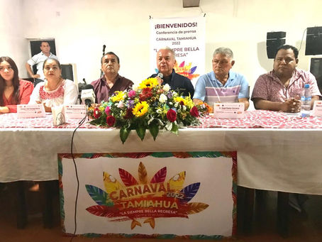 COMIENZAN PREPARATIVOS PARA EL CARNAVAL TAMIAHUA 2022 ''LA SIEMPRE BELLA REGRESA''