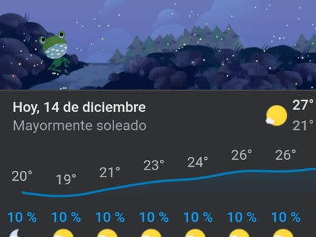 ASÍ EL ESTADO DEL TIEMPO