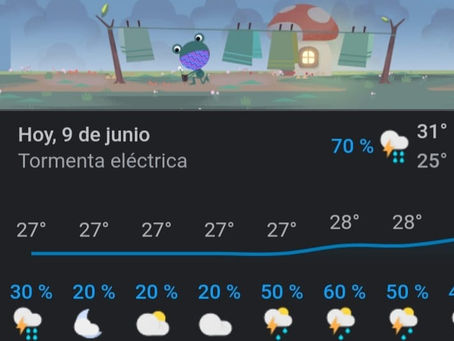 ASÍ EL ESTADO DEL TIEMPO