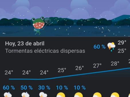 ASÍ EL ESTADO DEL TIEMPO