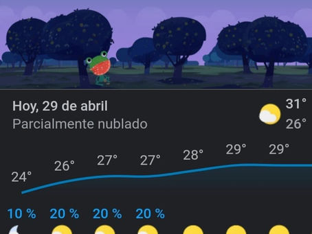 ASÍ EL ESTADO DEL TIEMPO