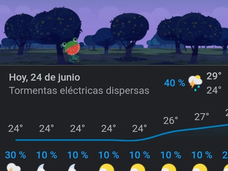 ASÍ EL ESTADO DEL TIEMPO