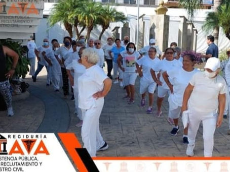 EXHORTA REGIDOR OCTAVO, AXEL BERNAL A ADULTOS MAYORES A SUMARSE AL PROGRAMA DE ACTIVACIÓN