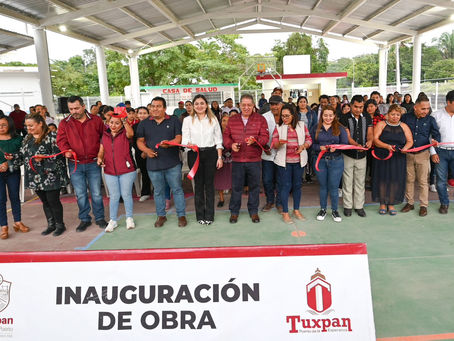 GOBIERNO DE TUXPAN ENTREGA OBRA A LA COMUNIDAD DE CEIBA RICA