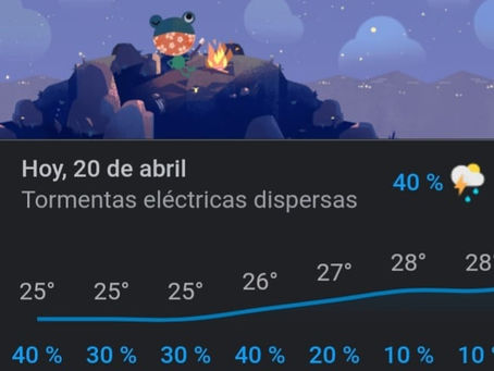 ASÍ EL ESTADO DEL TIEMPO