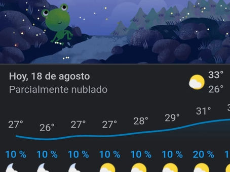 ASÍ EL ESTADO DEL TIEMPO