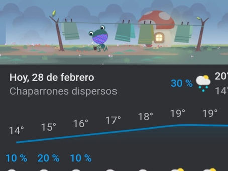 ASÍ EL ESTADO DEL TIEMPO