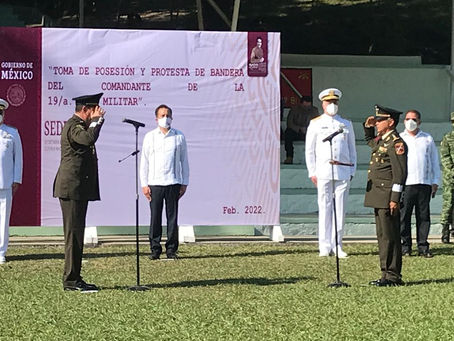 TOMA POSESIÓN EL GRAL.DE BRIGADA D,E.M. GAUDENCIO GARCÍA RODRÍGUEZ COMO COMANDANTE DE LA 19 Z.M.
