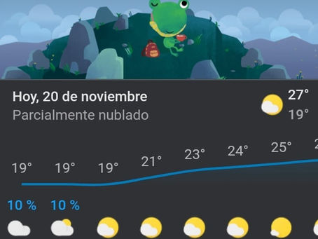 ASÍ EL ESTADO DEL TIEMPO