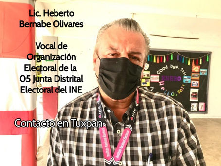 SE TIENE BUENA ACEPTACIÓN PARA INSTALAR LAS CASILLAS, INFORMA, VOCAL DE ORGANIZACIÓN ELECTORAL DE LA 05 JUNTA DISTRITAL ELECTORAL DEL INE
