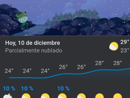 ASÍ EL ESTADO DEL TIEMPO