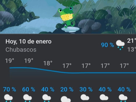 ASÍ EL ESTADO DEL TIEMPO