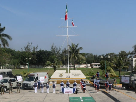 LA ARMADA DE MÉXICO INICIA PLAN MARINA OPERACIÓN SALVAVIDAS, INVIERNO 2021 EN DESTINOS TURÍSTICOS