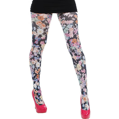 Lot de 3 paires de collants rayé, à pois et uni rose + marine La Lot de 3 paires de collants rayé, à pois et uni rose + marine La