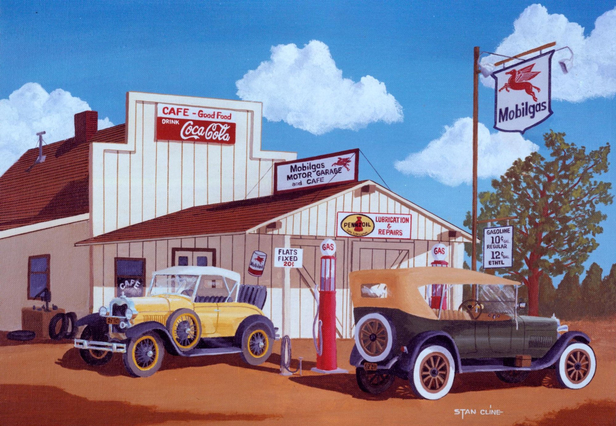 Mobilgas Station/Café (1920’s)