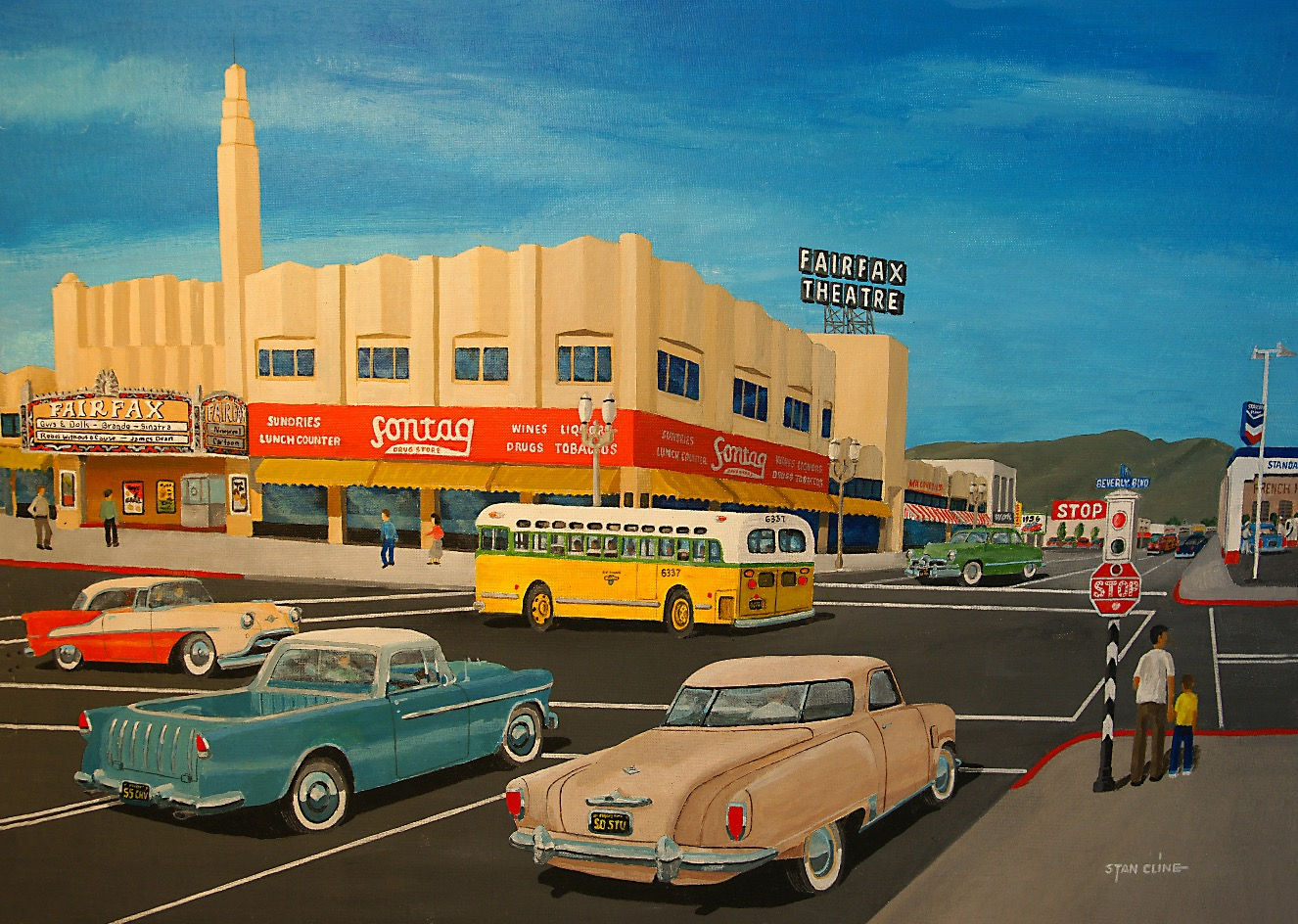 Fairfax Theatre, Beverly & Fairfax, LA (1955)