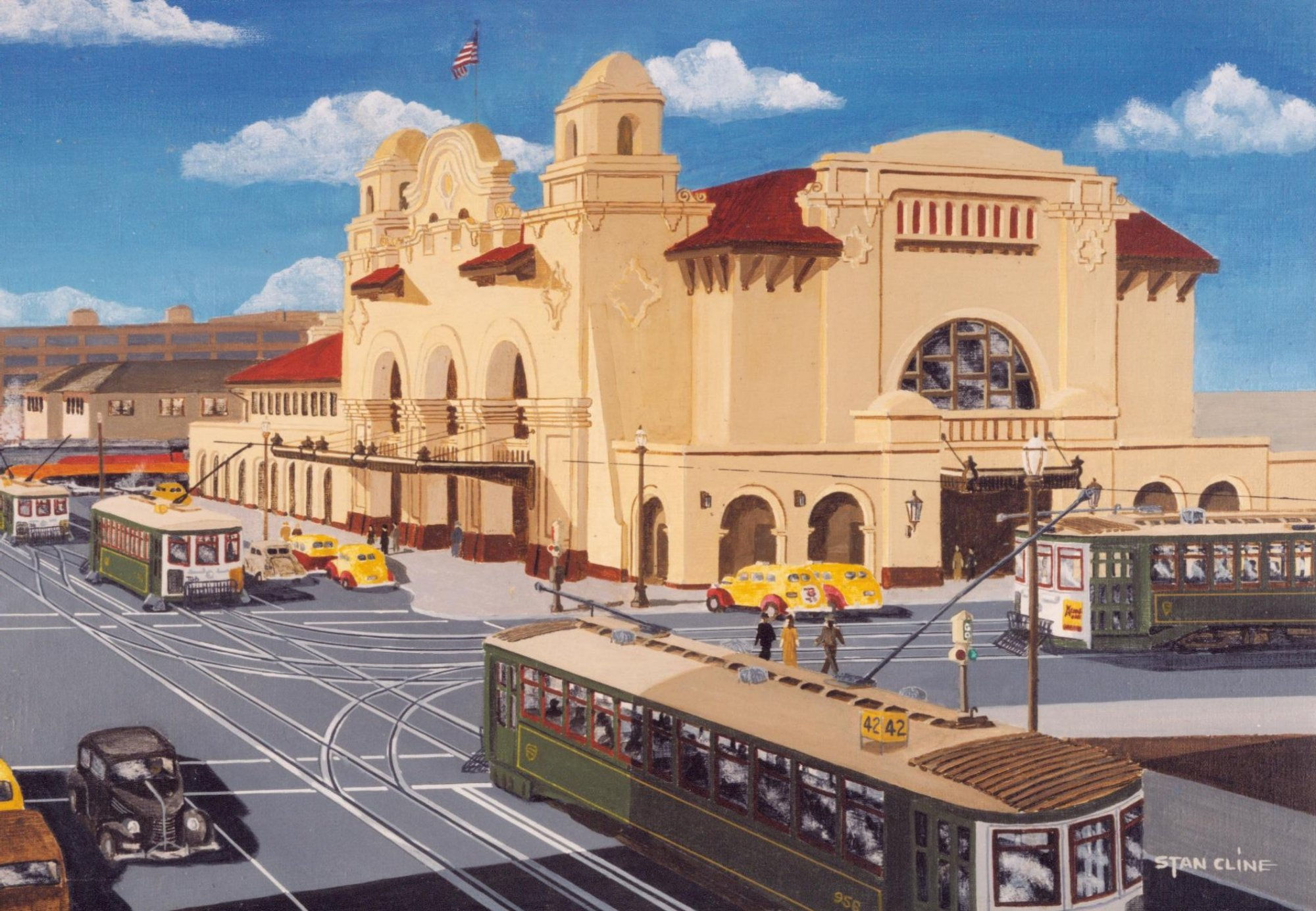 Southern Pacific Depot, San Francisco (1938)