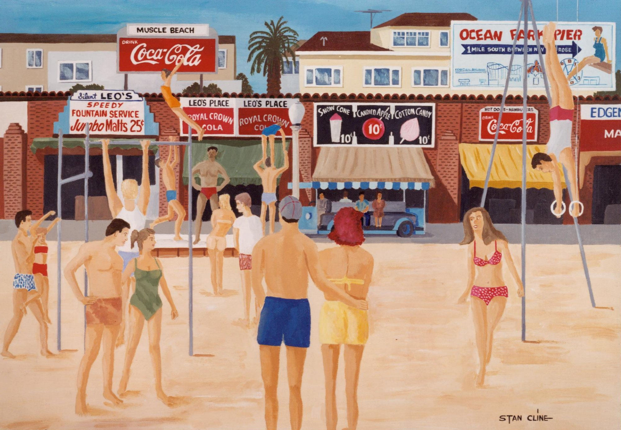 Muscle Beach, Santa Monica (1949)