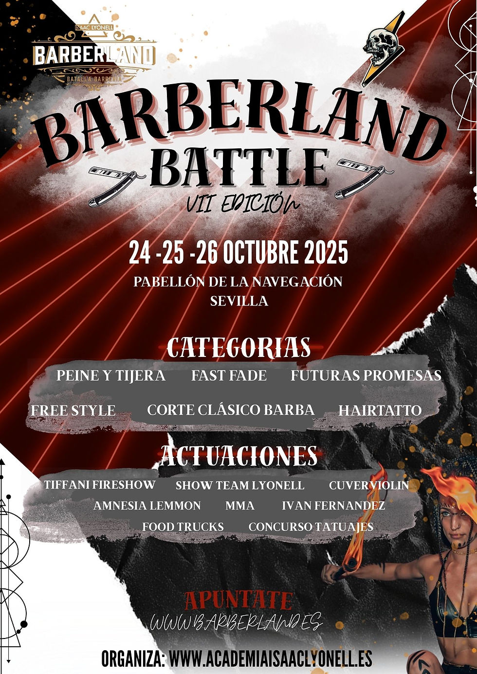 INSCRIPCIÓN PARTICIPANTES BARBERLAND SEVILLA