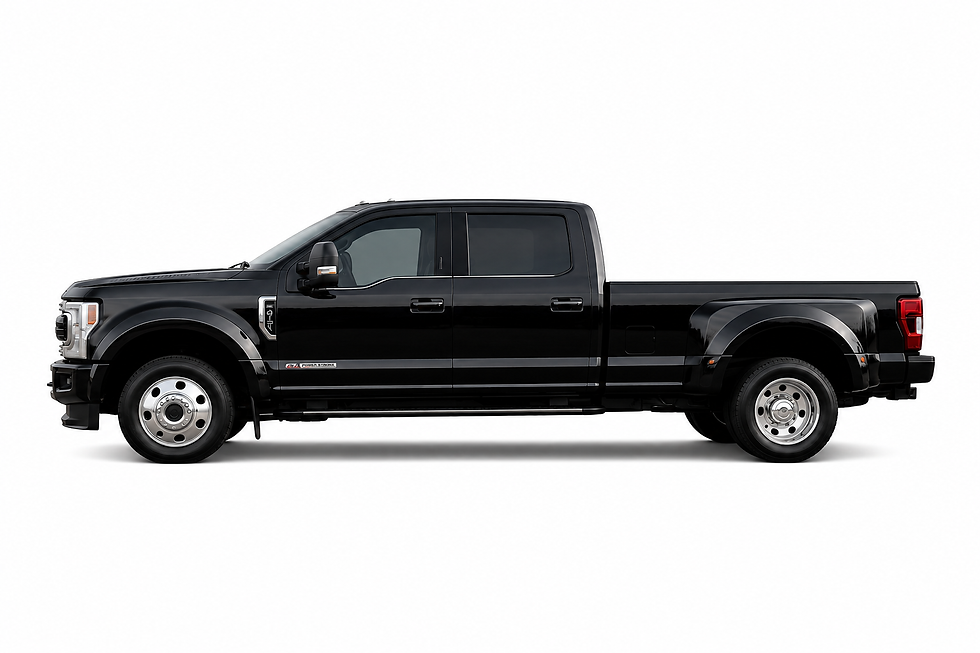 Heavy-Duty Truck for Transportation with Rhino Bay Logistics Logo