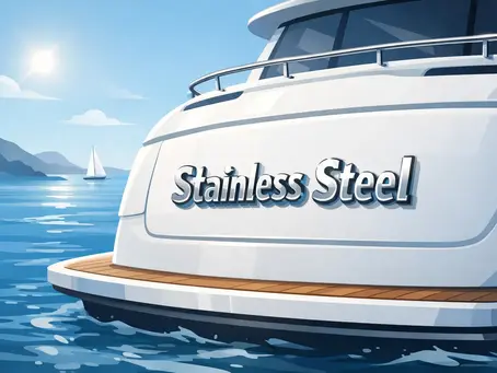 316L Stainless Steel Boat Lettering That Lasts
