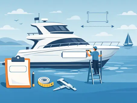 Boat Name Sign Size Guide for a Better Fit
