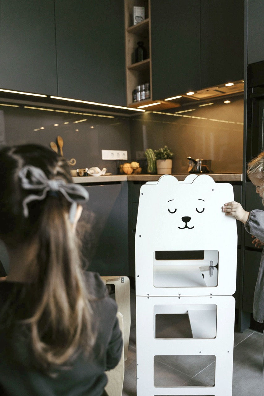Thumbnail: Convertible kitchen tower BEAR WHITE