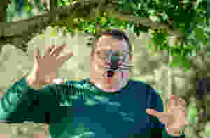 עכביש מבהיל אדם