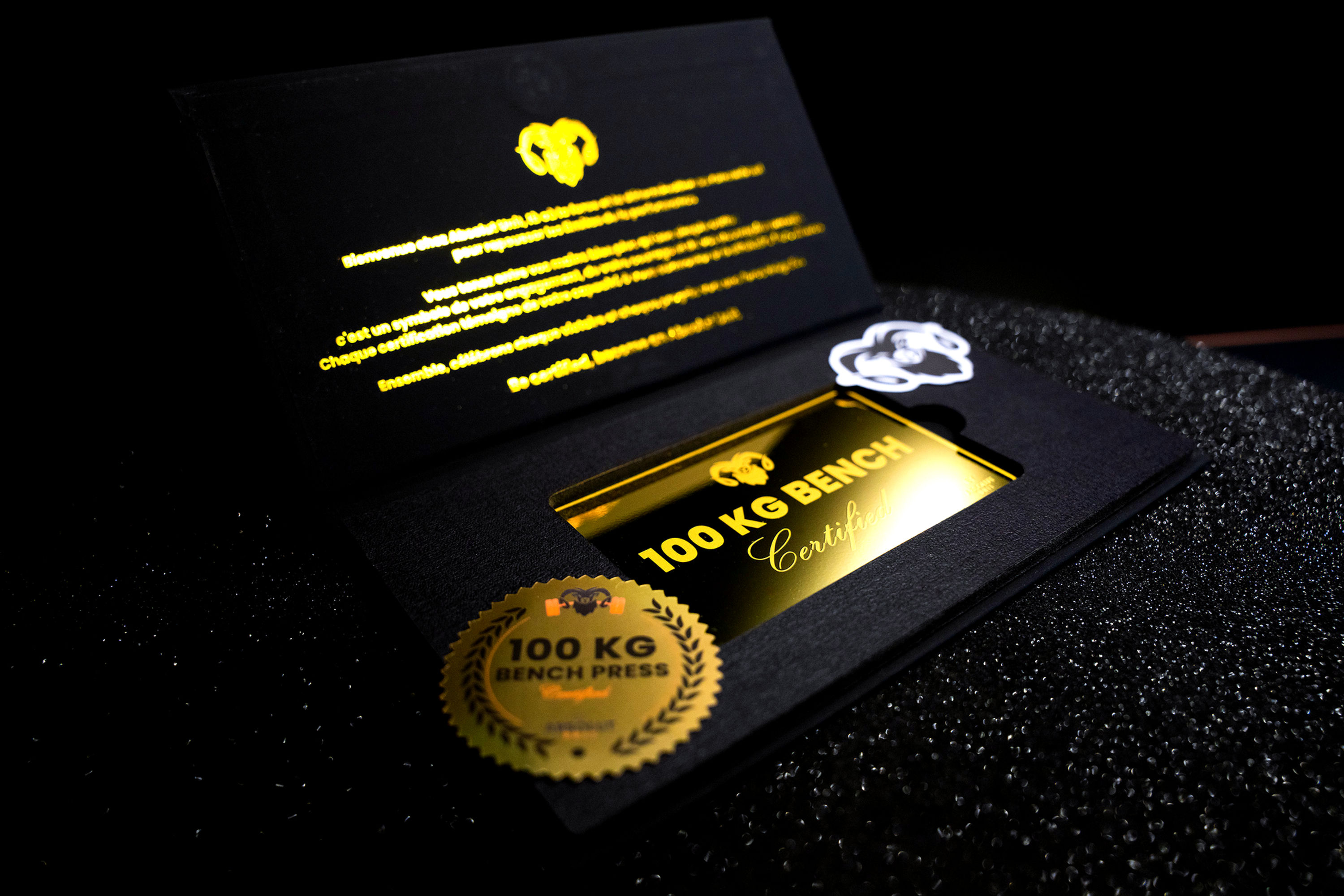 Pack Certification 100 KG bench