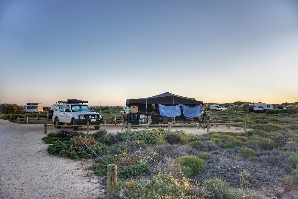 Camping at Cape Range National Park